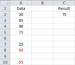 Average of the Largest 3 Values from the Last 5 Values - With Blank Cells in the Data