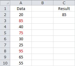 Averaging the Largest 3 Values