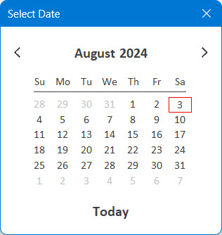 Calendar